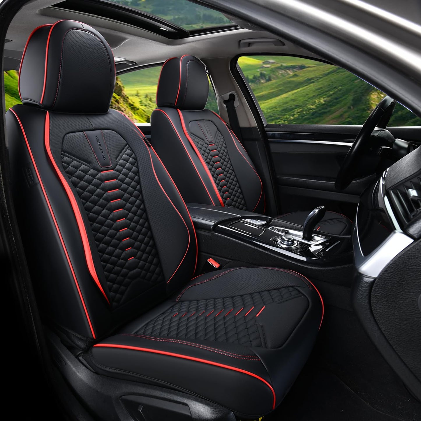 Coverado Juego completo de fundas de asiento, fundas de asie