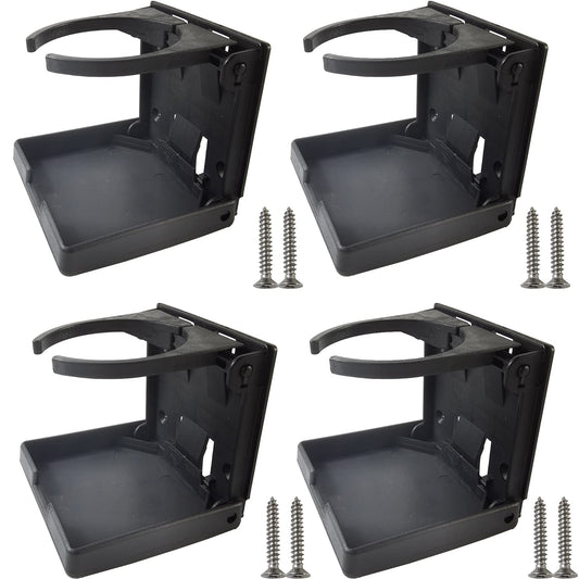TIHOOD 4 soportes plegables ajustables para bebidas, portava