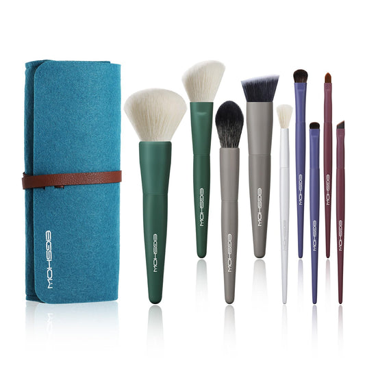 EIGSHOW - Juego de brochas de maquillaje esenciales de viaje