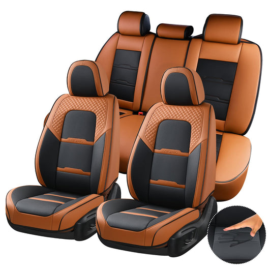 Coverado Juego completo de fundas de asiento de automóvil, 5