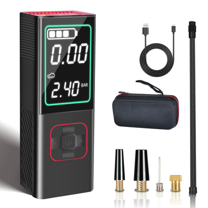 Compresor de aire portátil para inflador de neumáticos S9, c