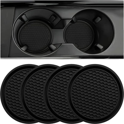 Portavasos para automóvil, 4 unidades, universales, antidesl