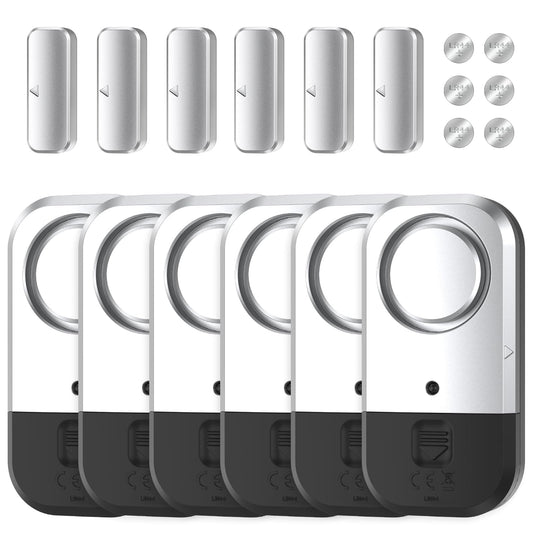 Sensores de alarma para puerta y ventana, alarma de puerta p