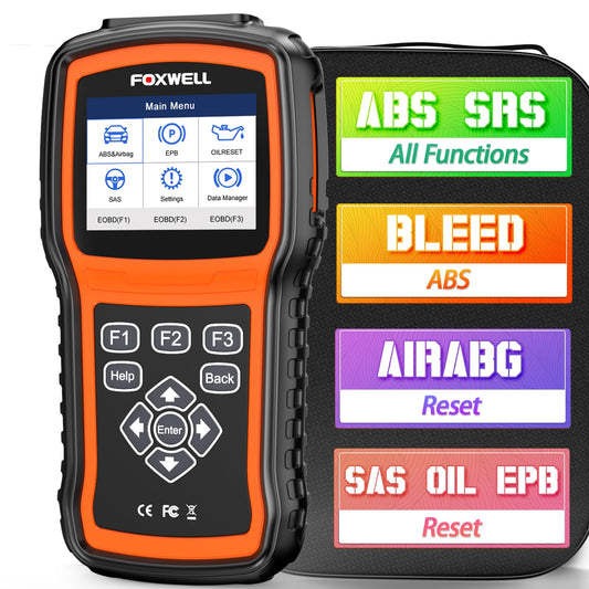 FOXWELL NT630 Plus OBD2 escáner con ABS y SRS función comple
