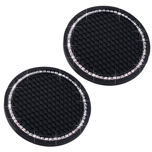 Portavasos para automóvil, portavasos con brillantes accesor