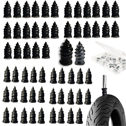 60 piezas de clavos de goma para reparación de neumáticos, r
