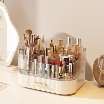 MIUOPUR Organizador de maquillaje con soporte giratorio para