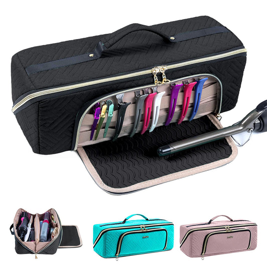Bolsa de viaje grande para herramientas para el cabello con