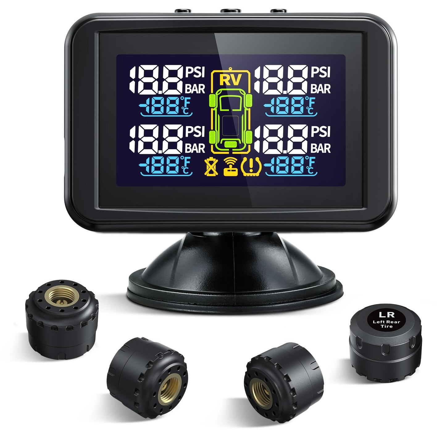 Tymate Sistema de monitoreo de presión de neumáticos TM5: pa