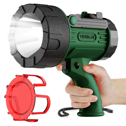 YIERBLUE Linterna de foco recargable, 1000,000 focos LED de