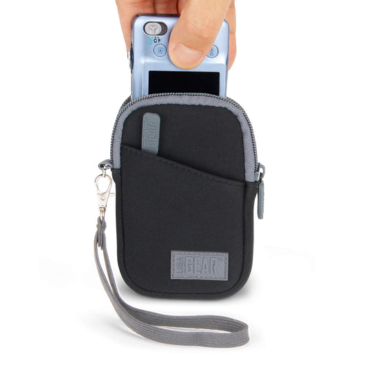 USA GEAR Funda pequeña para cámaras digitales compactas, com