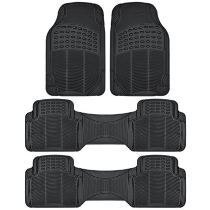 BDK ProLiner - Alfombrillas de goma delanteras y traseras de