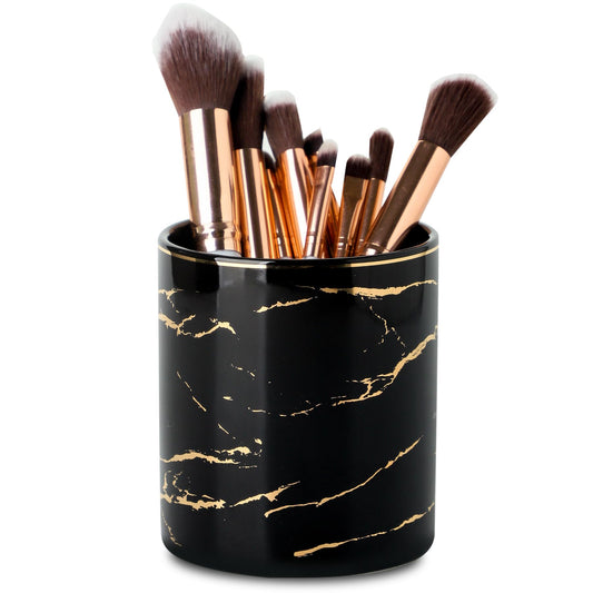 Soporte para brochas de maquillaje de colores de gran capaci