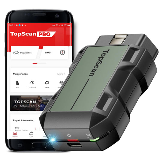 TOPDON TopScan Pro, escáner OBD2 Bluetooth para iOS y Androi