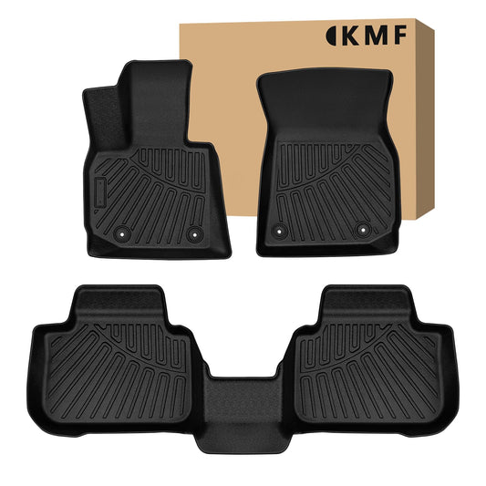 KMF Custom Fit Floor Mats for BMW X3 2025, All Weather TPE W