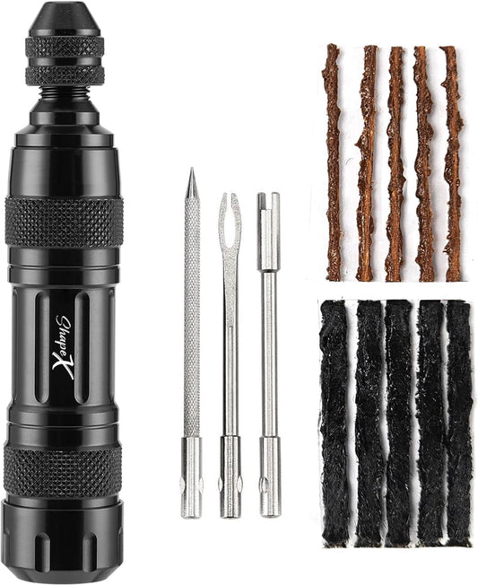 ShapeX Kit de reparación de neumáticos sin cámara para cicli