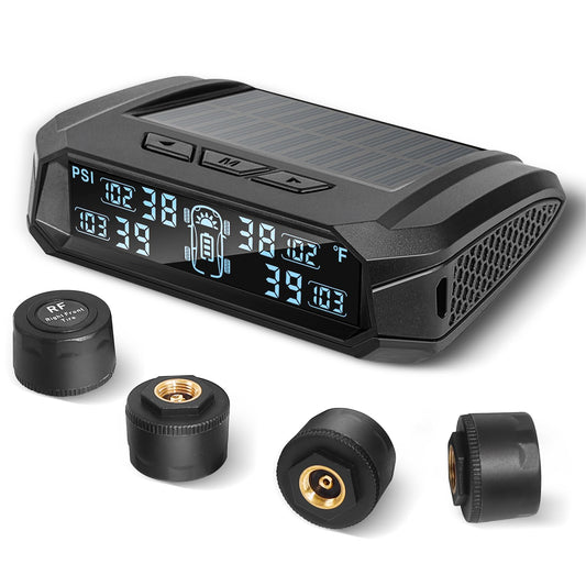 Sistema de monitoreo de presión de neumáticos de RV, sistema