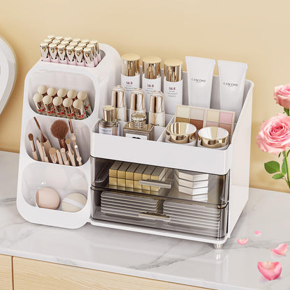 Organizador de maquillaje con cajones, organizador de cuidad