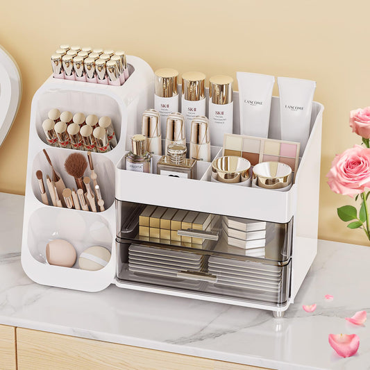 Organizador de maquillaje con cajones, organizador de cuidad