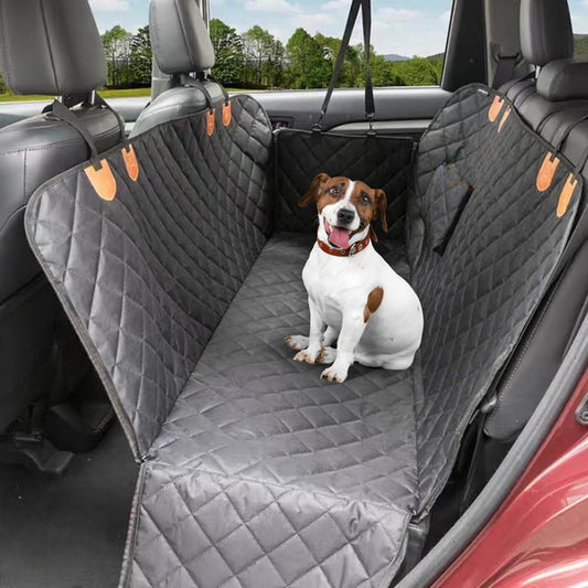 Funda de asiento trasero para mascotas, 100% impermeable, re