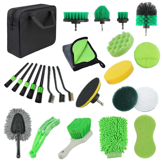 Kit de 25 piezas de detalles para interiores de automóvil, j