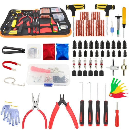 Kit universal de reparación de neumáticos de automóvil con t