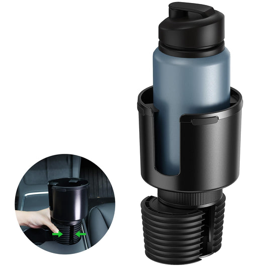 Expansor de portavasos para automóvil con base de goma elást
