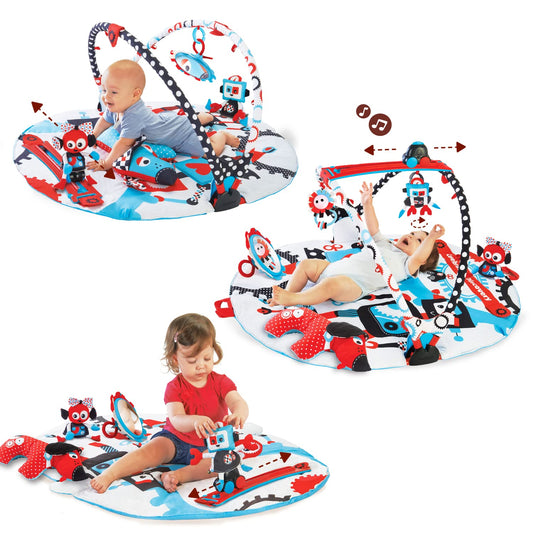 Yookidoo Gimnasio para bebés y tapete de juego, accesorio de