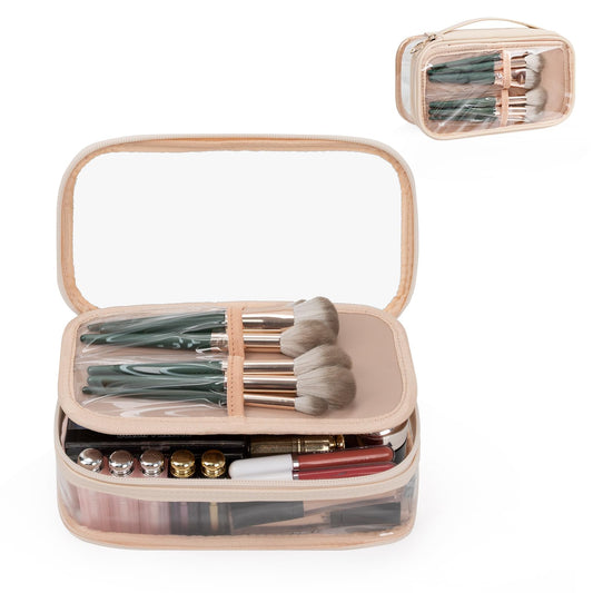 OCHEAL Bolsa de maquillaje transparente, organizador portáti