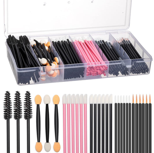 Kit de herramientas de maquillaje desechables de 300 piezas,
