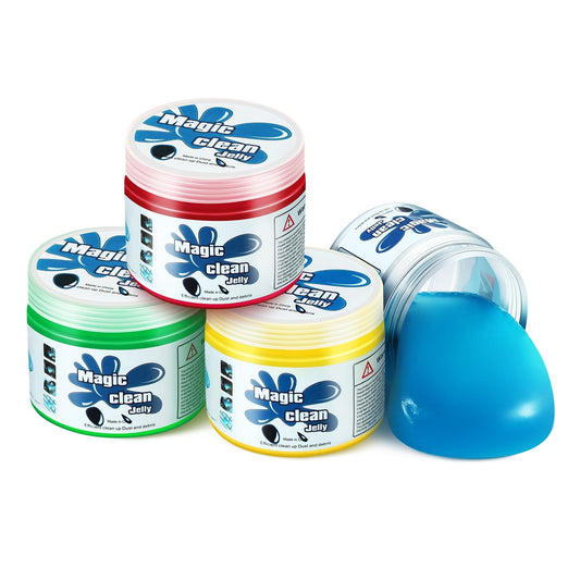 DNA MOTORING Paquete de 4 geles de limpieza de automóvil, he