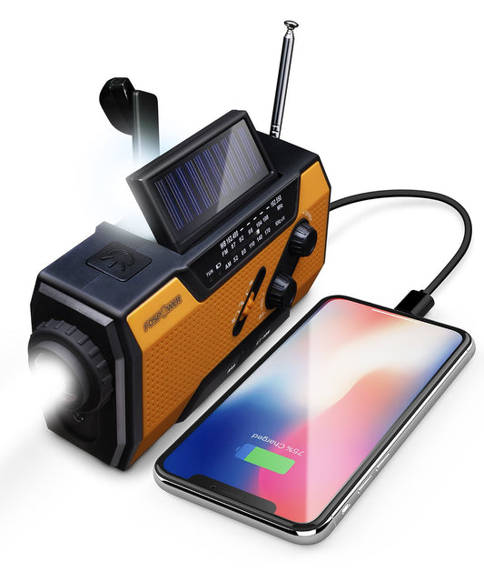 FosPower Radio meteorológica de emergencia (modelo A1) NOAA/