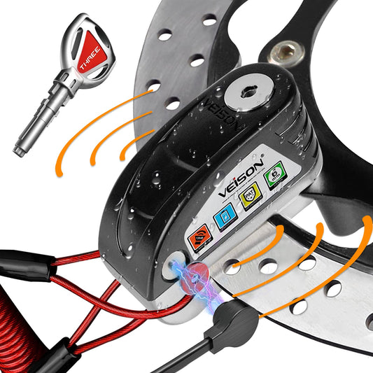 Cerraduras de motocicleta Sistema de alarma antirrobo de 130