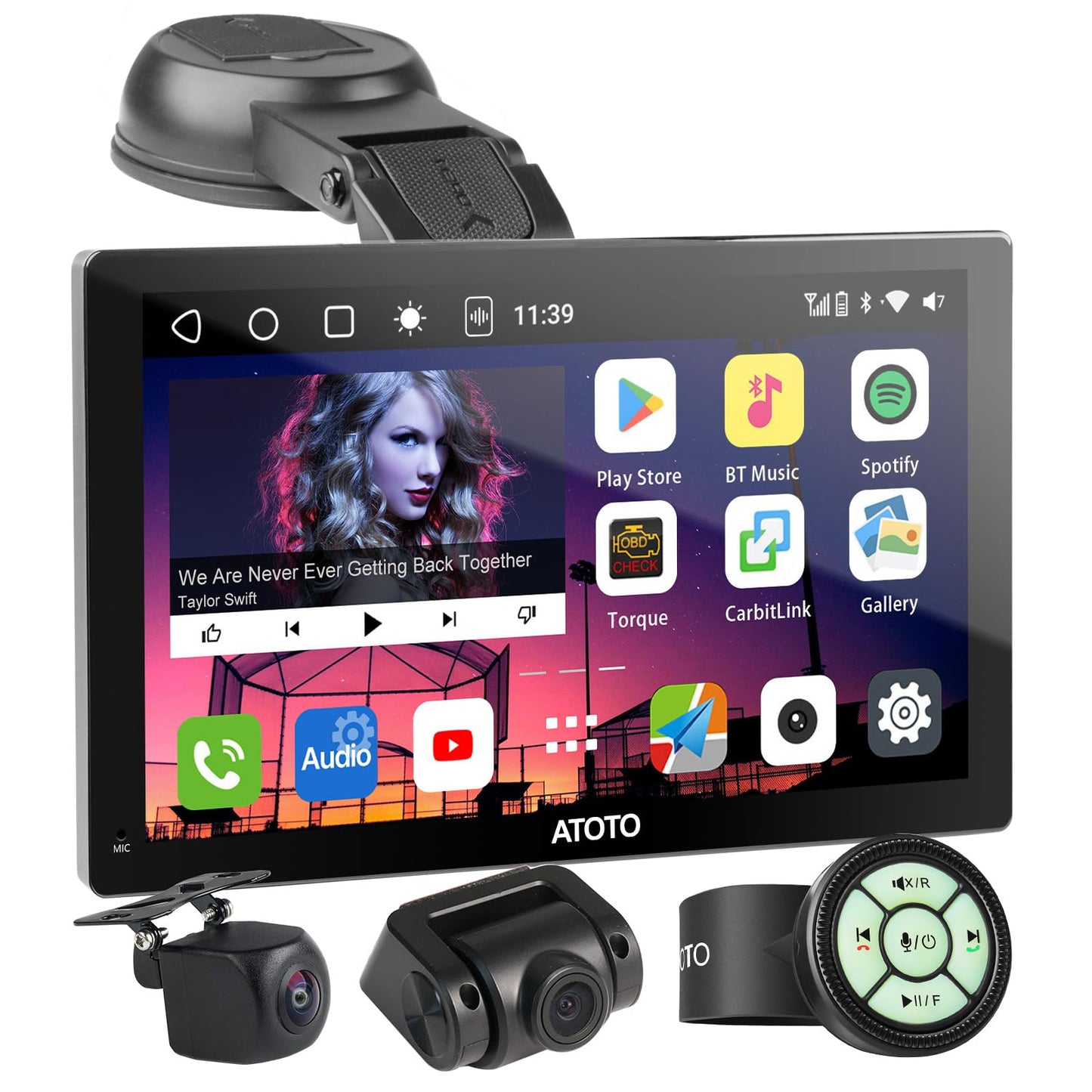 ATOTO P907PR-S3 - Receptores de medios digitales QLED Androi