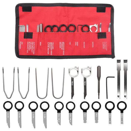 Kit de herramientas de extracción de radio de 20 piezas, kit