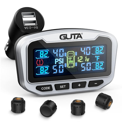 GUTA Sistema de monitoreo de presión de neumáticos para RV,