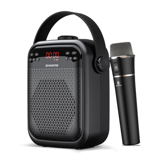 ZOWEETEK Amplificador de voz con micrófono inalámbrico de ma
