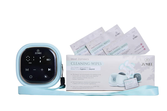 Zomee El extractor de leche eléctrico doble Z2 incluye: toal
