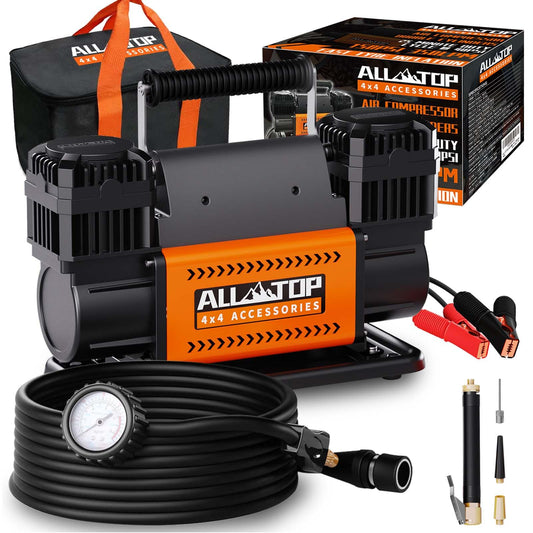 ALL-TOP Kit de compresor de aire, inflador portátil de doble