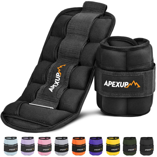 APEXUP 10 libras/par de pesas de tobillo ajustables para muj