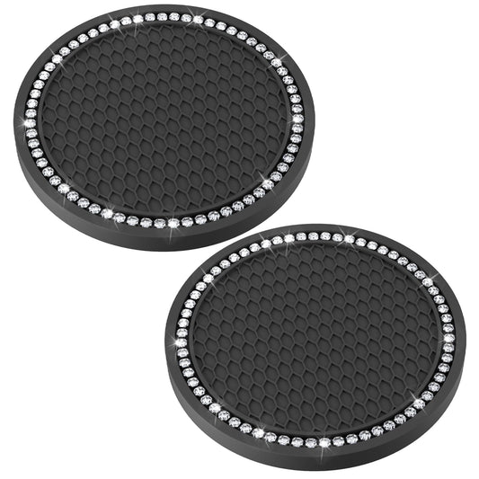 2 posavasos para automóvil, accesorios de automóvil para muj