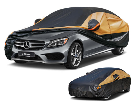 Cubierta de coche sedán resistente ajuste personalizado Merc