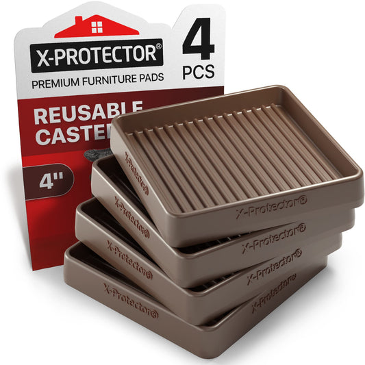 X-PROTECTOR 4 almohadillas antideslizantes para muebles de 4