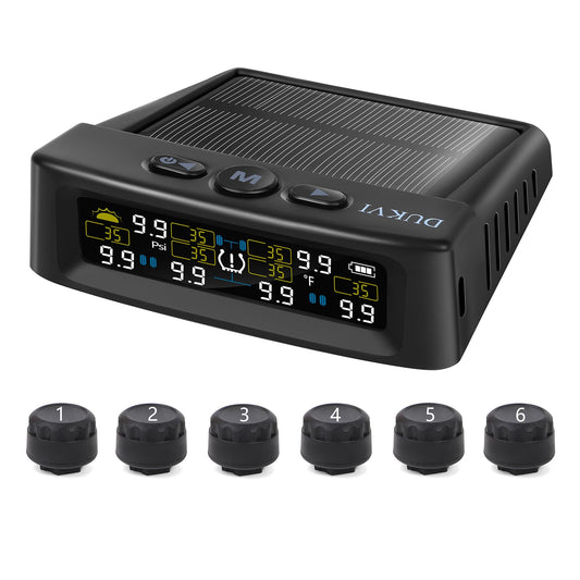 Sistema de monitoreo de presión de neumáticos RV con cargado