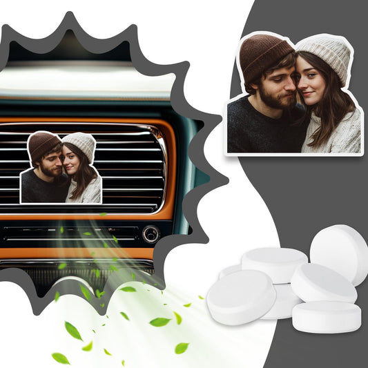 Ambientador de coche personalizado, clip de ventilación únic