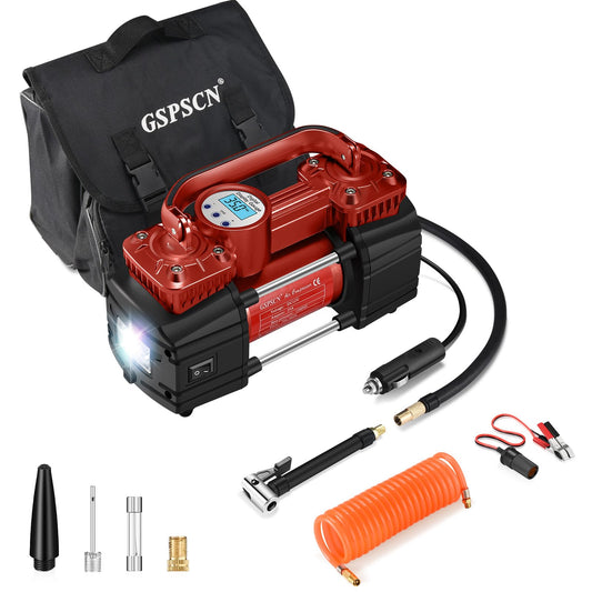 GSPSCN Inflador digital portátil de neumáticos de coche con