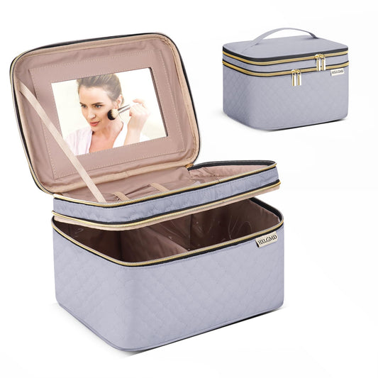 Bolsa de maquillaje de viaje, Gris