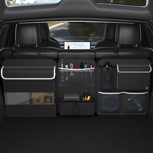 Organizador de maletero para asiento trasero, organizador de