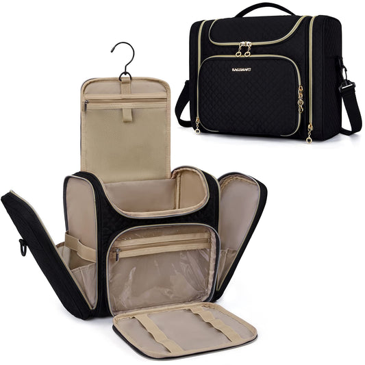 BAGSMART Neceser de viaje, neceser de viaje para mujer, bols