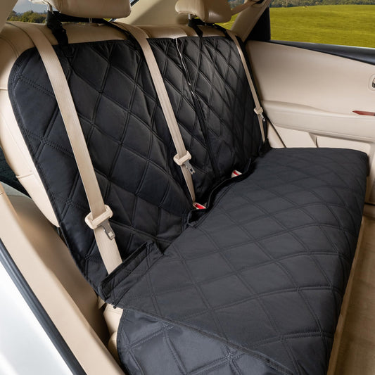 Funda de asiento de coche para perro, protector de asiento t